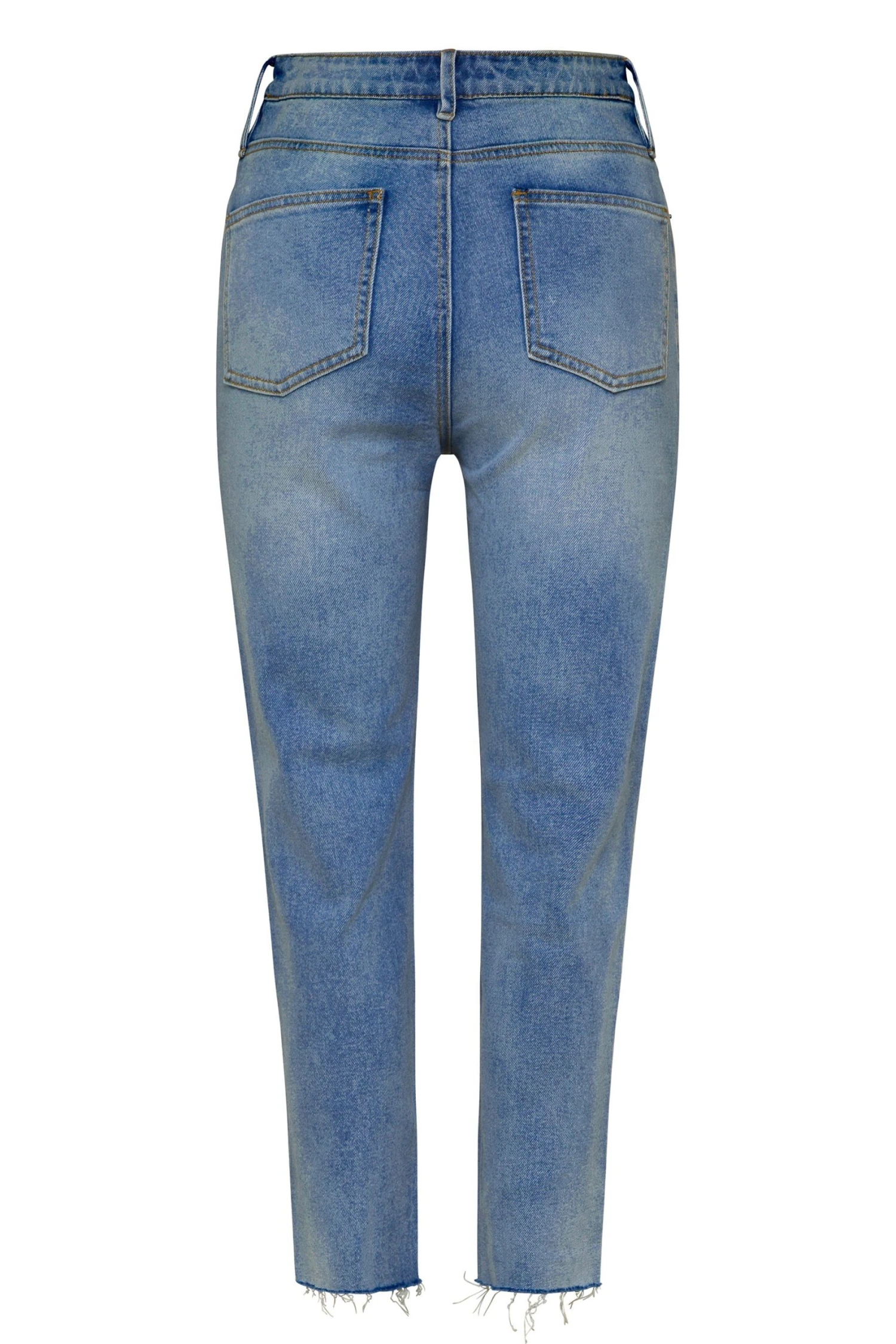 W22A Mum Jeans In Blue Denim