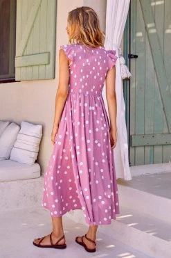 S21A Sale Della Dress In Rose Spot