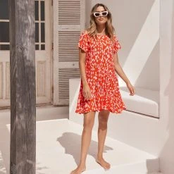 S21A Eloise Dress In Sangria