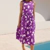 S21A Olivia Midi Tie Dress In Kos