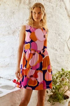 S21A Olivia Tie Dress In Loulida Sale