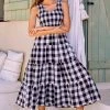S21A Paris Dress In Granite Gingham Sale