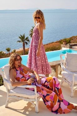 S21A Paris Dress In Rose Spot Sale