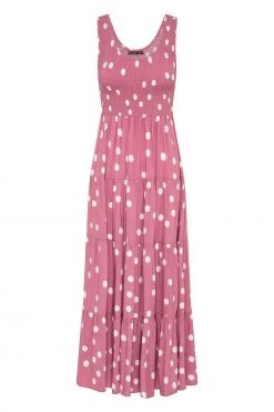 S21A Paris Dress In Rose Spot Sale