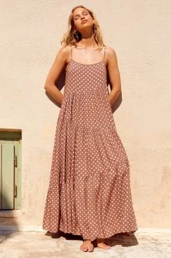 S21A Willow Dress In Cinnamon Spot