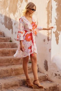 S21B Sale Colette Dress In Pink Camellia