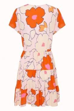 S21B Frankie Mini Dress In Pink Camellia