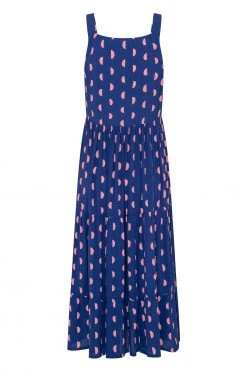 S21B Leah Midi Dress In Luna Rosa