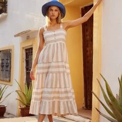 S21B Maisie Dress In Sailor Stripe