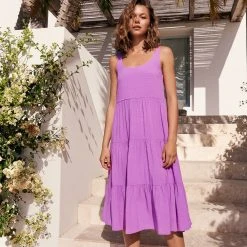 S21B Winifred Midi Dress In Iris 8 S21B Winifred Midi Dress In Iris