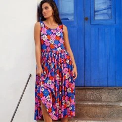 S21B Sale Zoe Dress In Azalea