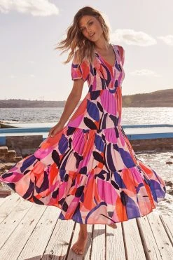 S21C Cecile Summer Maxi Dress In Cancun