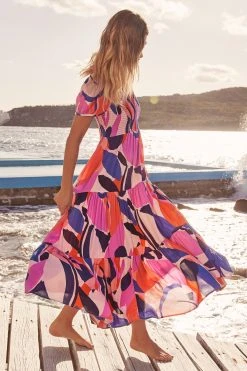 S21C Cecile Summer Maxi Dress In Cancun