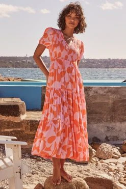 S21C Cecile Summer Maxi Dress In Costa Rica Sale