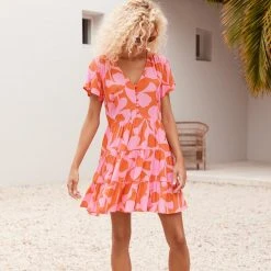 S21C Frankie Mini Dress In Costa Rica