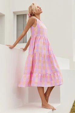 S21C Sale Olivia Midi Dress In Cube