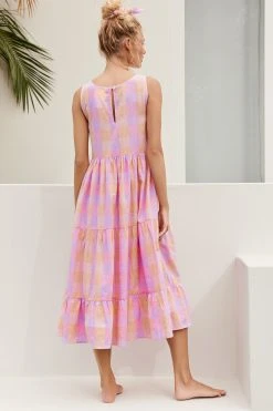 S21C Sale Olivia Midi Dress In Cube