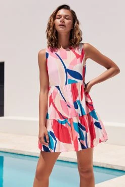 S21C Olivia Tie Dress In Tulum Sale
