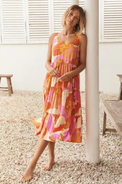 S21C Winifred Midi Dress In Tahiti 14 S21C Winifred Midi Dress In Tahiti