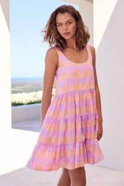 S21C Winifred Tall Dress In Cube