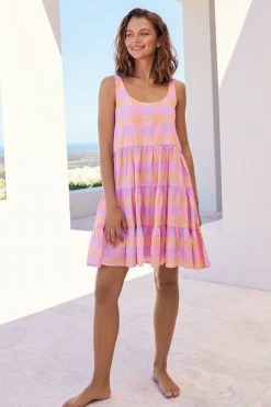 S21C Winifred Tall Dress In Cube