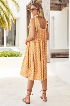S21G Sale Eliza Midi Dress In Oia