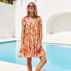 S21G Eliza Mini Dress In Havana Sale