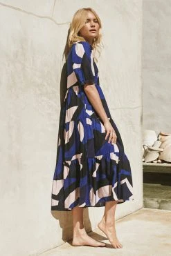 W22A Lottie Dress In Agave Dresses