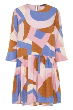 W22A Autumn Elsa Dress In Jacaranda Dresses