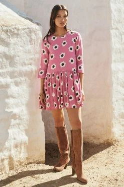 W22A Autumn Elsa Dress In Zinnia