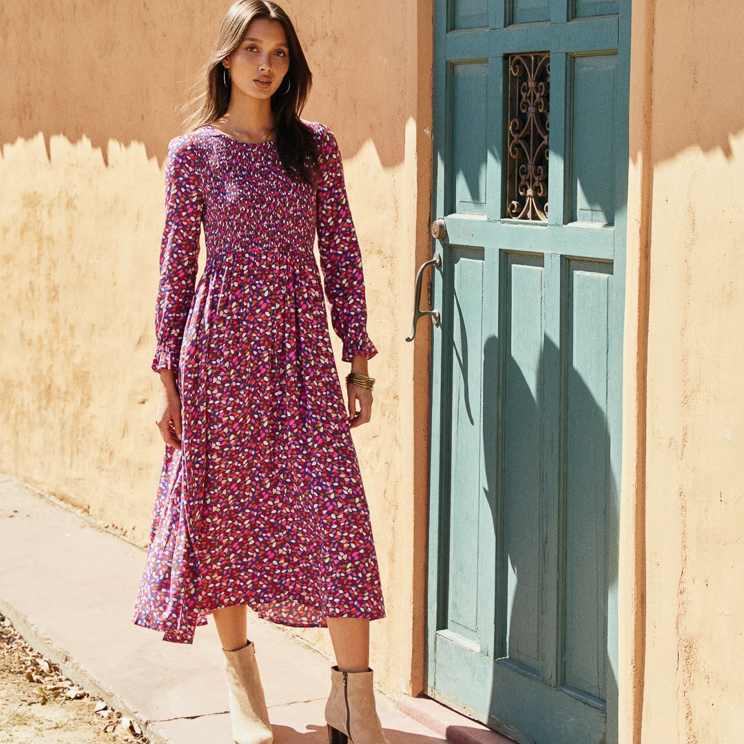 W22A Dahlia Dress In River Birch Dresses 8 W22A Dahlia Dress In River Birch Dresses