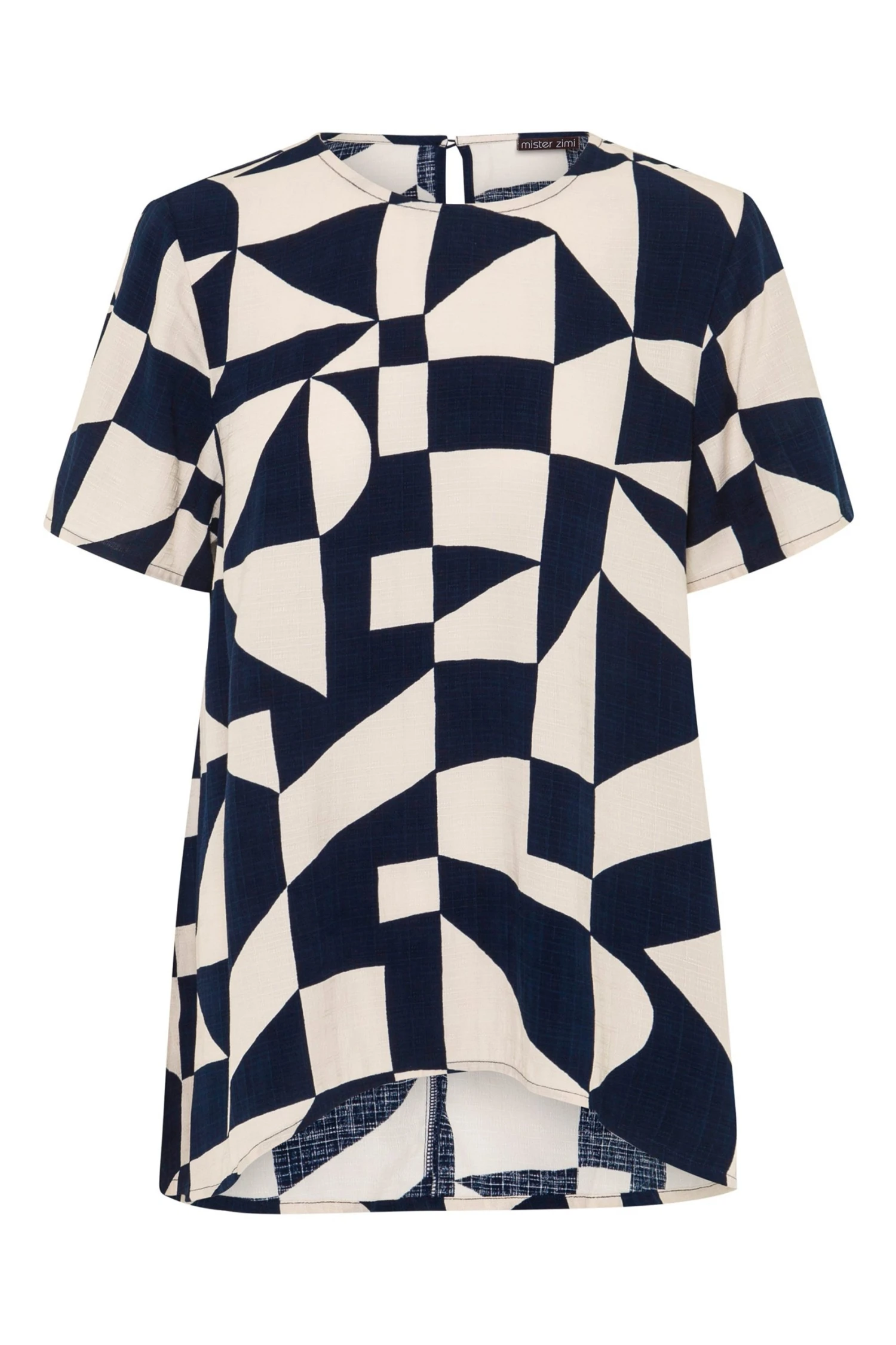 w22axb52x-mister-zimi-w22a-daisy-top-in-pepper-ghost-1.jpg W22A Tops Daisy Top In Pepper