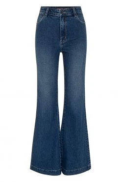 W22A Drew Flares In Dark Denim