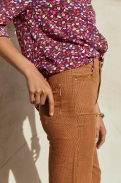 W22A Denim Drew Flares In Mustard Corduroy 17 W22A Denim Drew Flares In Mustard Corduroy