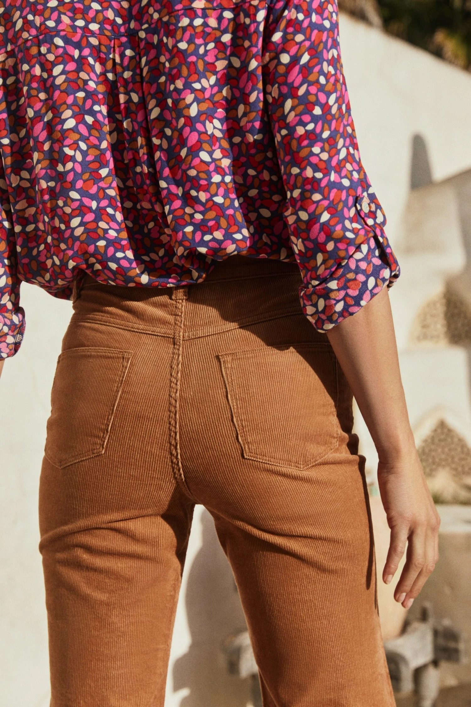 W22A Denim Drew Flares In Mustard Corduroy 9 W22A Denim Drew Flares In Mustard Corduroy