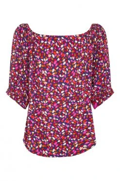 W22A Tops Elodie Top In River Birch