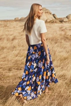 W22A Elyse Skirt In Lavender Skirts