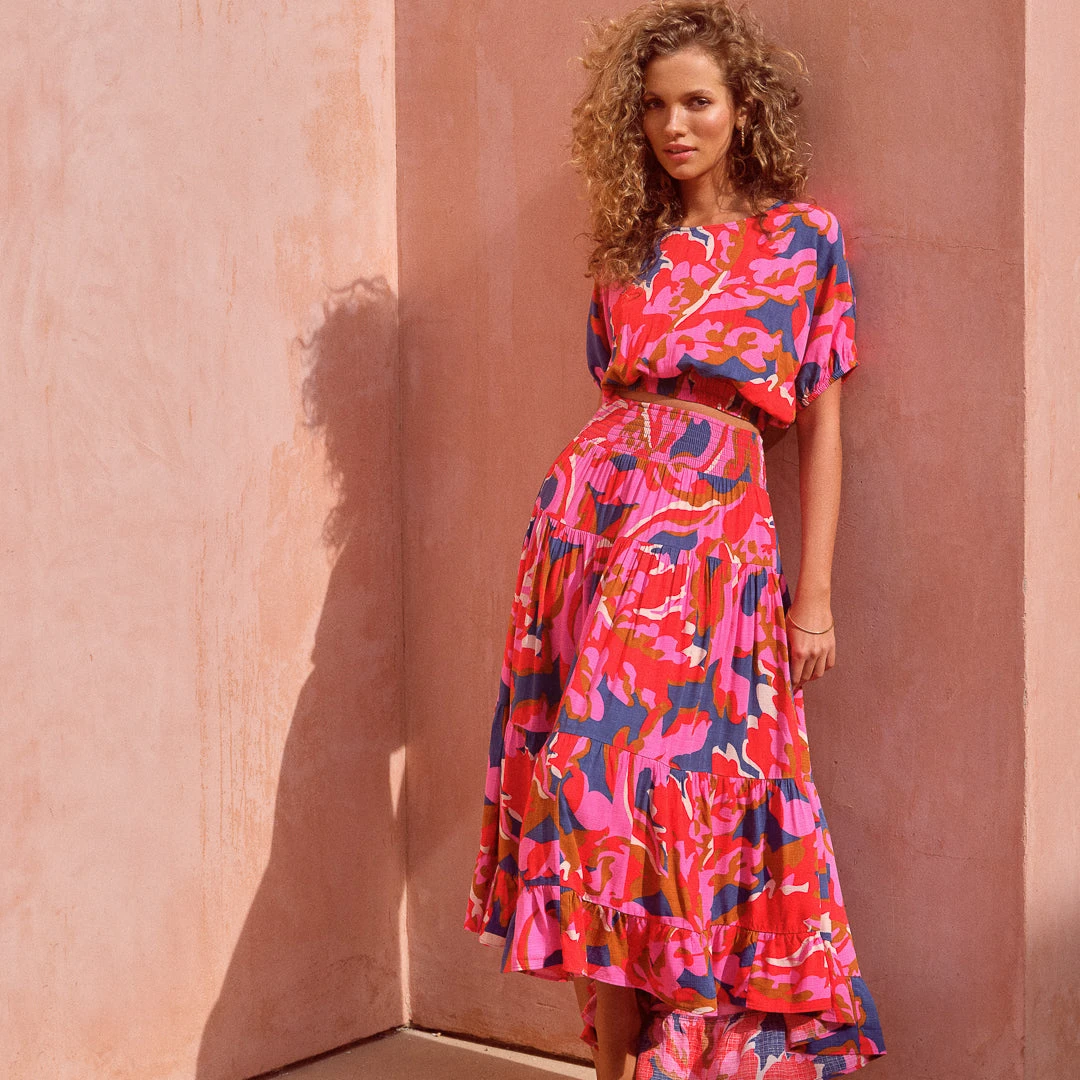 W22A Elyse Skirt In Sugar Maple Skirts 10 W22A Elyse Skirt In Sugar Maple Skirts