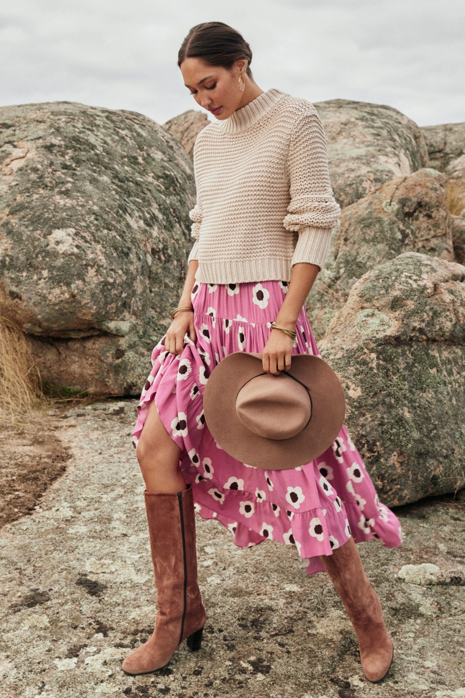 W22A Skirts Elyse Skirt In Zinnia 4 W22A Skirts Elyse Skirt In Zinnia