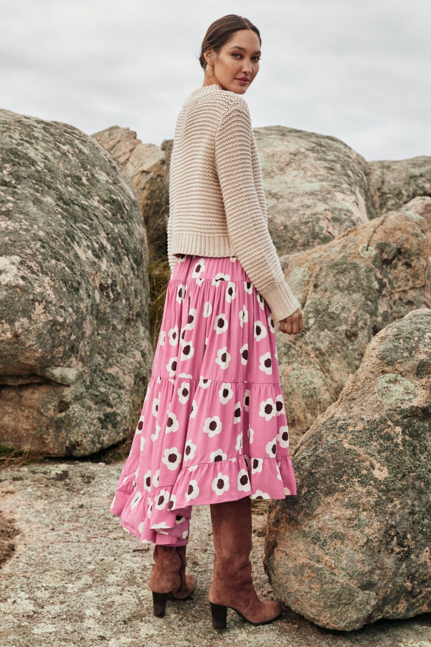 W22A Skirts Elyse Skirt In Zinnia 6 W22A Skirts Elyse Skirt In Zinnia