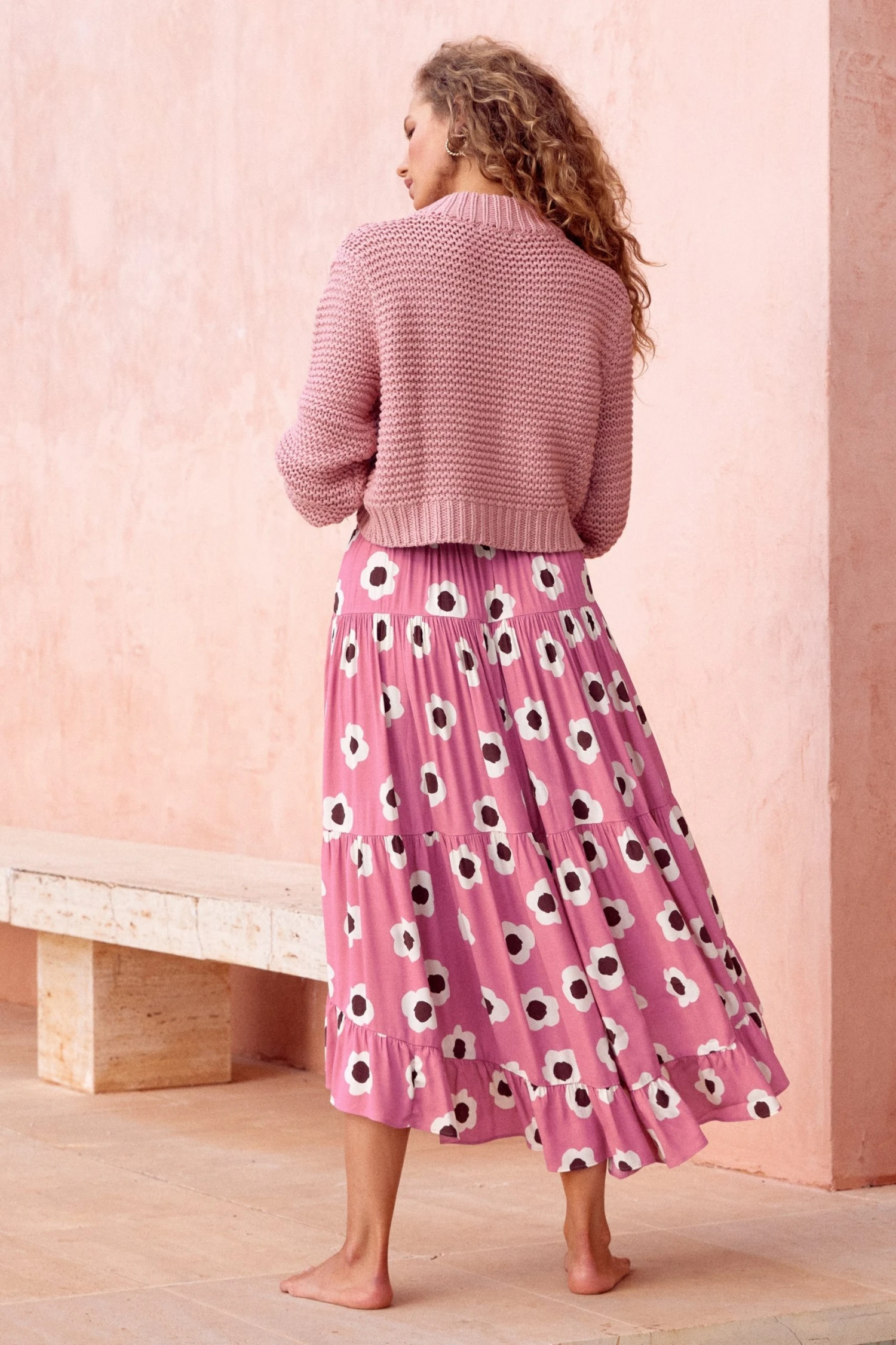 W22A Skirts Elyse Skirt In Zinnia 8 W22A Skirts Elyse Skirt In Zinnia