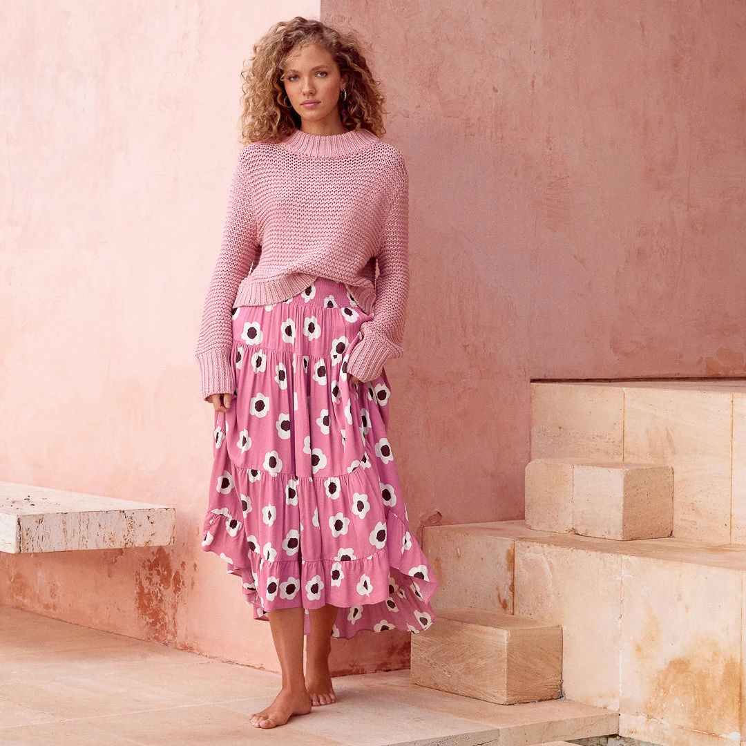 W22A Skirts Elyse Skirt In Zinnia 11 W22A Skirts Elyse Skirt In Zinnia