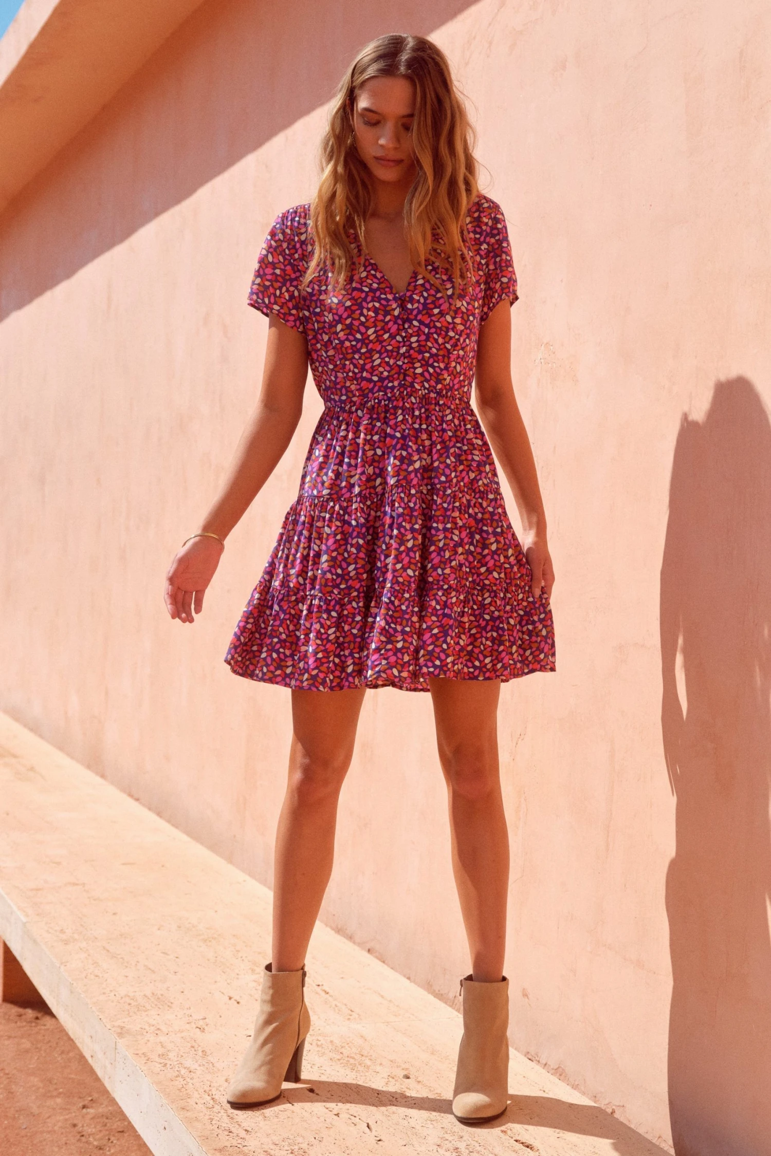 W22A Frankie Mini Dress In River Birch Dresses 4 W22A Frankie Mini Dress In River Birch Dresses