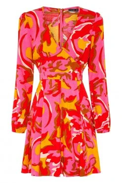 W22A Giselle Mini Dress In Saffron