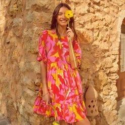 W22A Dresses Lottie Mini Dress In Saffron