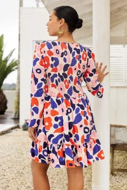 W22A Neve Dress In Geranium Dresses