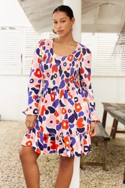 W22A Neve Dress In Geranium Dresses