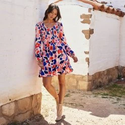 W22A Neve Dress In Geranium Dresses