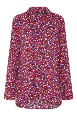 W22A Tops Phoebe Shirt In River Birch 23 W22A Tops Phoebe Shirt In River Birch