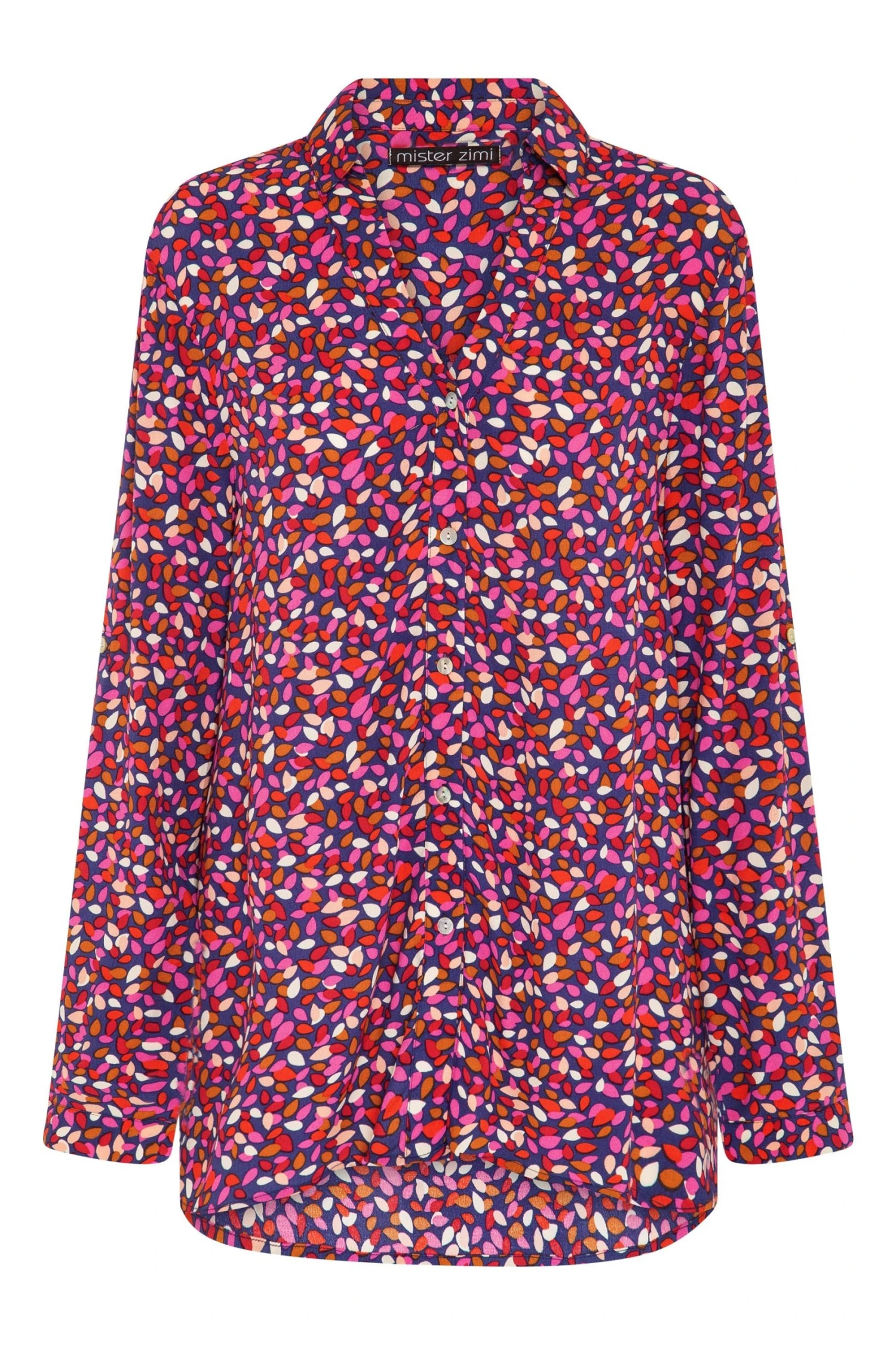 W22A Tops Phoebe Shirt In River Birch 12 W22A Tops Phoebe Shirt In River Birch